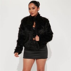 Fashiona Nova fernanda fur coat